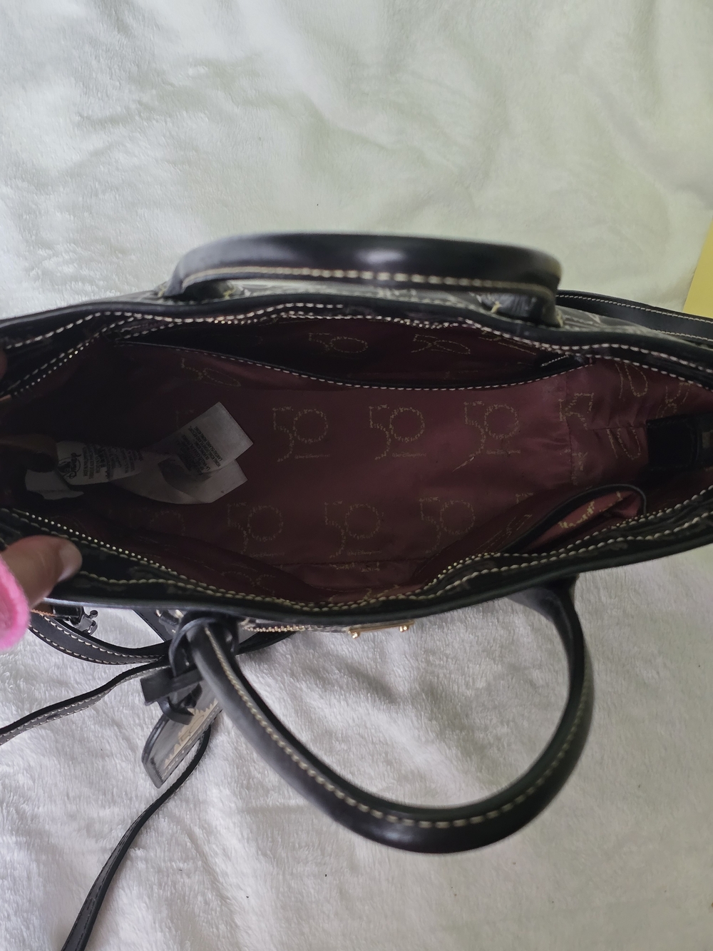 Dooney&Bourke Walt Disney World 50th Anniversary Castle Tote Bag -Read Listing- - Picture 9 of 15